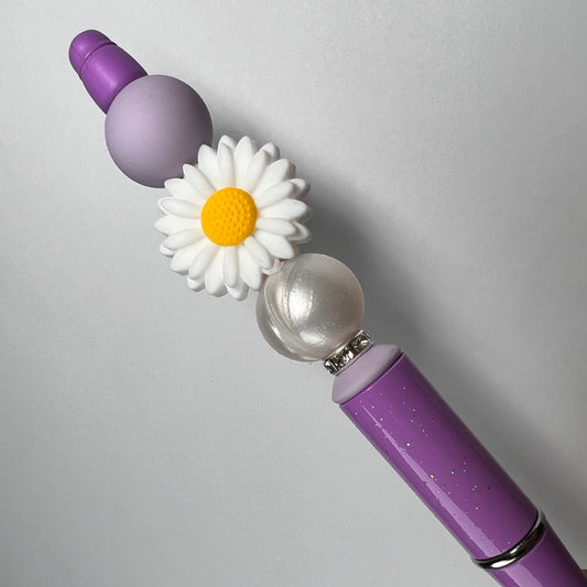 Lilac Daisy Pen